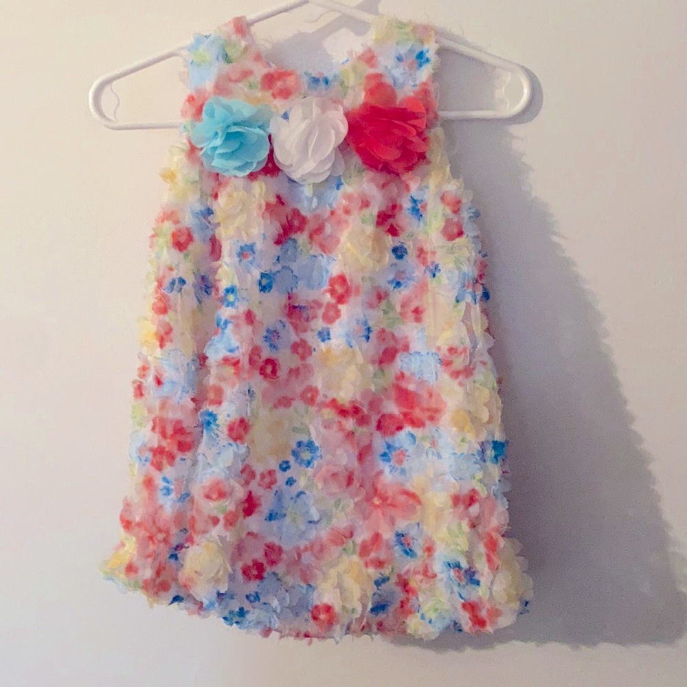 Baby Girl Floral Bubble